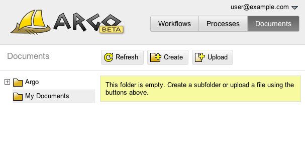 Switch to Documents view