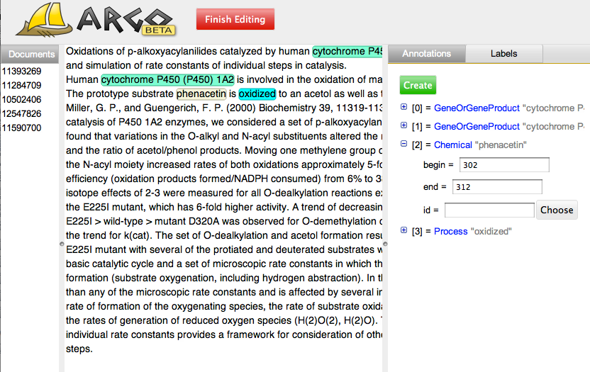 Manual Annotation Editor