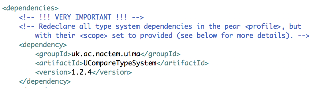 Type System dependencies